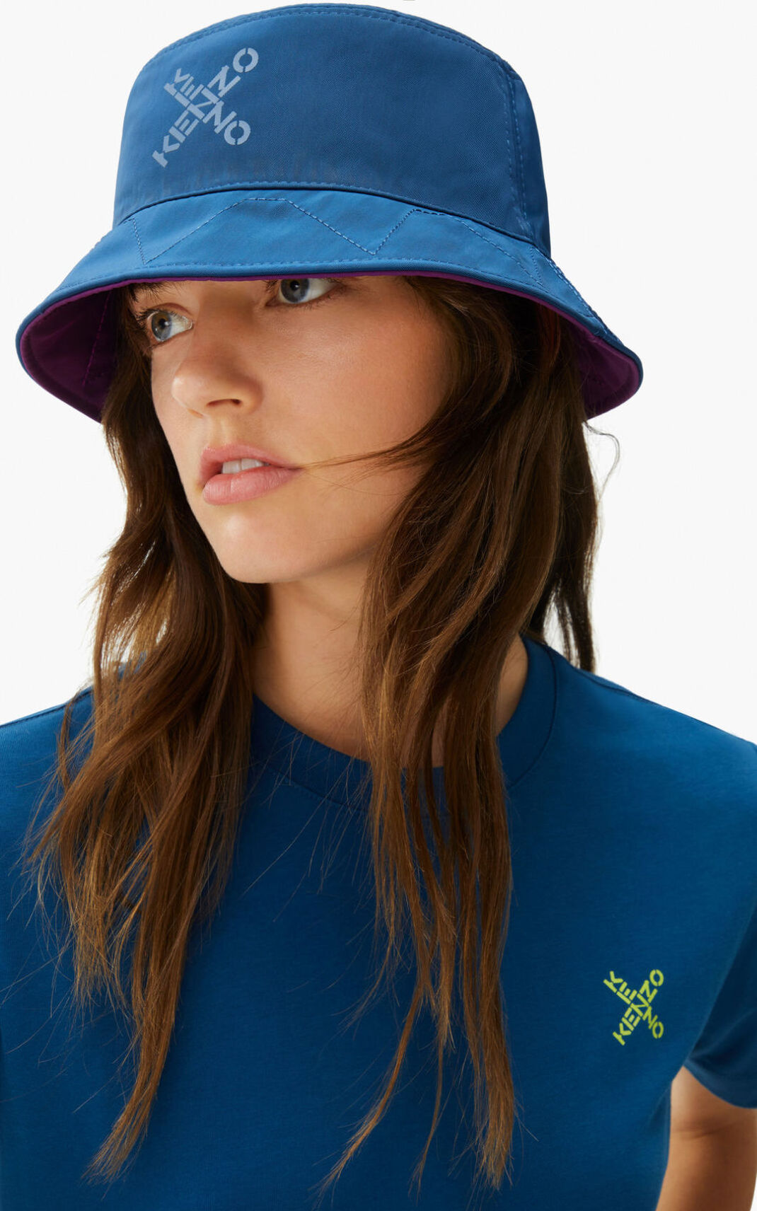 Kenzo Reversible Sport Hatt Dam | 01824-TXNC